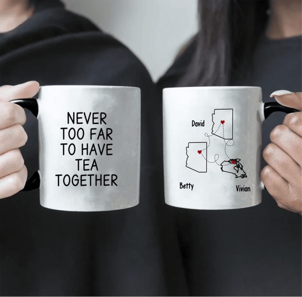 red mug personalized design ceramic
