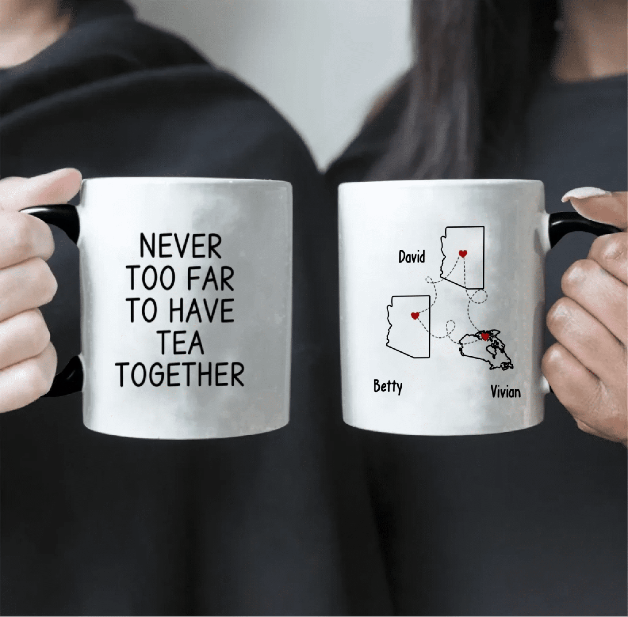 red mug personalized design ceramic