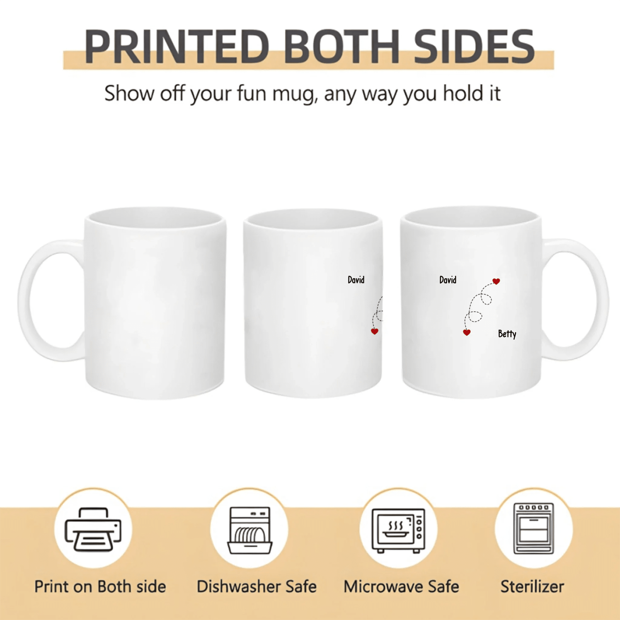 mug personalized design ceramic