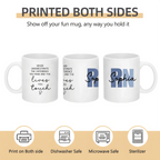 “Never Underestimate the Difference You Make” – Personalized RN Nurse Coffee Mug – Custom Name Minimalist Typography Design – Nurse Appreciation Gift, Thank You Gift for Nurse 1149210 - DiyGiftly