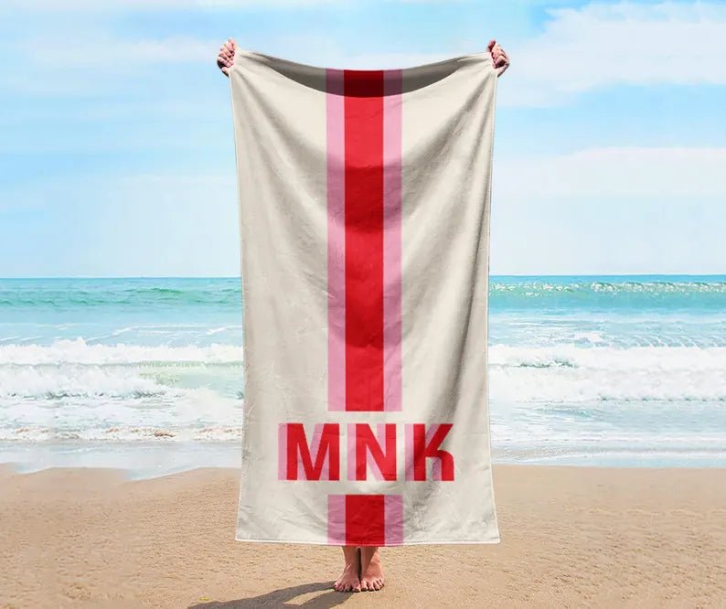 NEW Style Personalized Beach Towel Personalized Name Bath Towel Custom Pool Towel Beach Towel With Name Outside Birthday Vacation Gift 31716352 - DiyGiftly