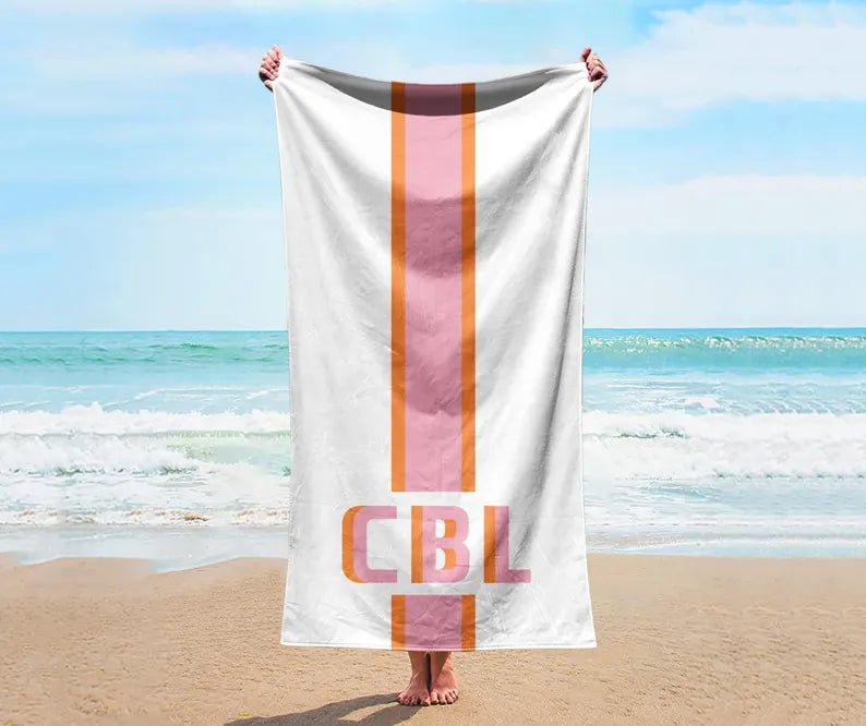 NEW Style Personalized Beach Towel Personalized Name Bath Towel Custom Pool Towel Beach Towel With Name Outside Birthday Vacation Gift 31716352 - DiyGiftly