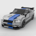 Nissan Skyline GT - R R34 Z - Tune Creative Vehicle Racing Car Building Blocks Construction Toy Brick Figures Gift for Car Lover - DiyGiftly