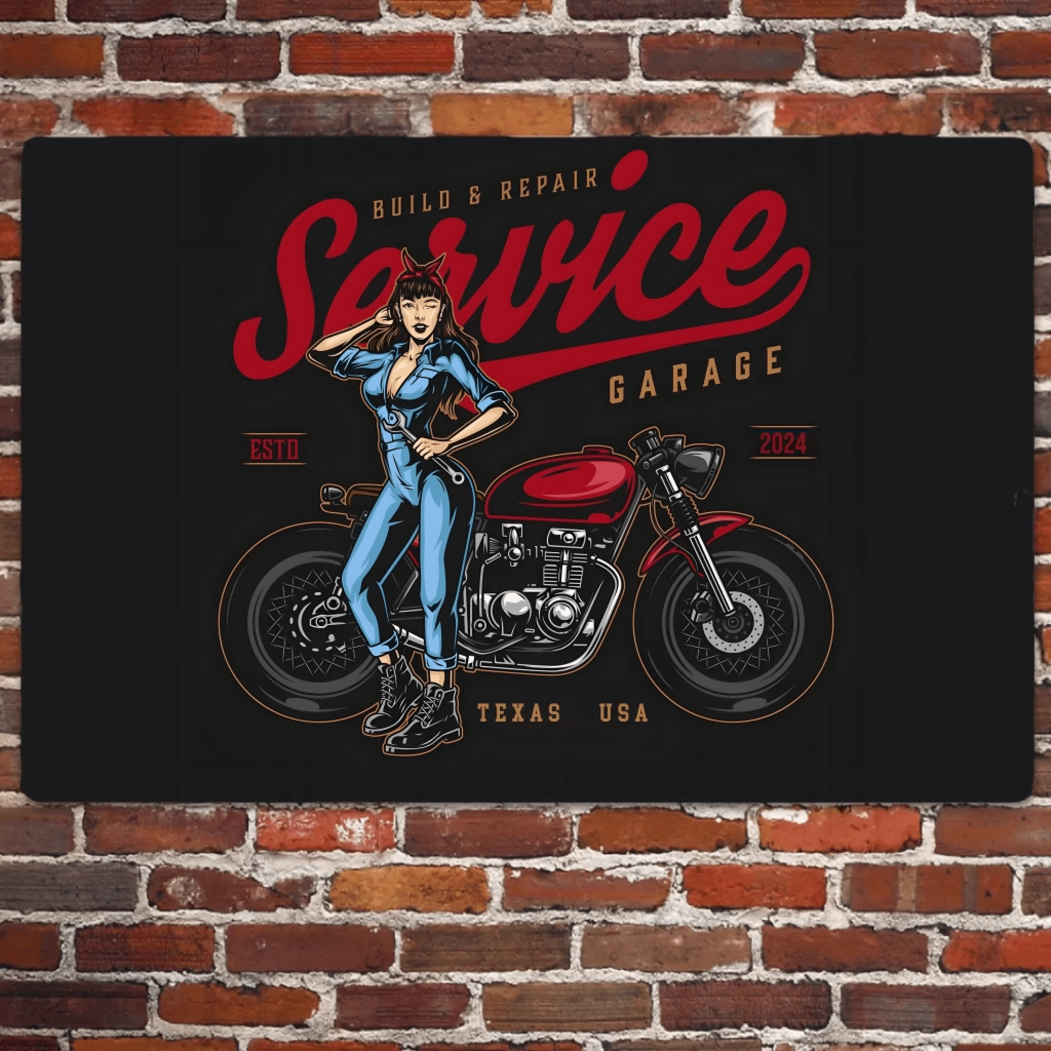 No Bike No Life - Personalised Metal Sign For Biker With Location And Year 741237 - 741266 - DiyGiftly