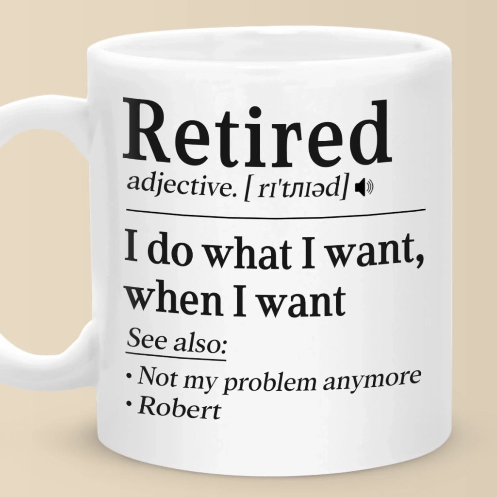 Not My Problem Anymore - Coworker Personalized Custom Mug - Appreciation, Retirement Gift For Coworkers, Work Friends, Colleagues 43774720 - DiyGiftly