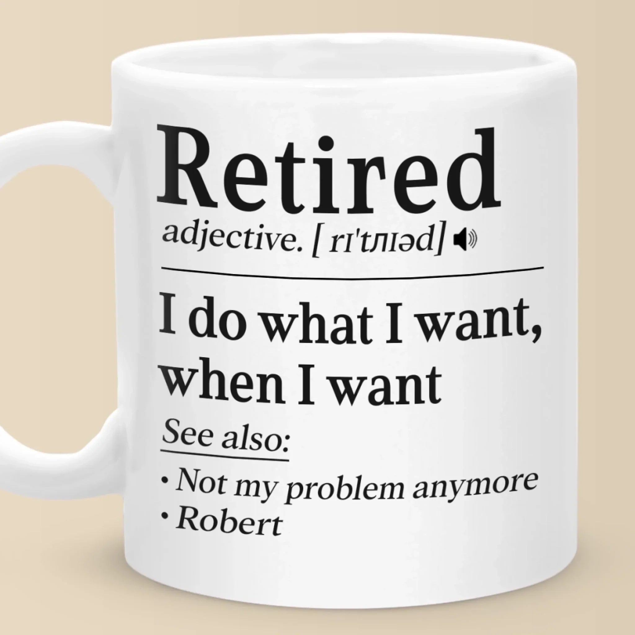 Not My Problem Anymore - Coworker Personalized Custom Mug - Appreciation, Retirement Gift For Coworkers, Work Friends, Colleagues 43774720 - DiyGiftly