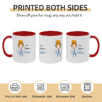 “Nurse in Progress” – Personalized Future Nurse Coffee Mug – Custom Name Cute Nurse Girl Loading Design – Funny Nursing Student Gift, Graduation Gift for Nursing Student 1149381 - DiyGiftly