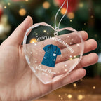 "Officially Discharged" – Personalized Retired Nurse Heart Acrylic Ornament – Custom Name Keepsake with Hanging Ribbon, Retirement Gift for RN 1149495 - DiyGiftly