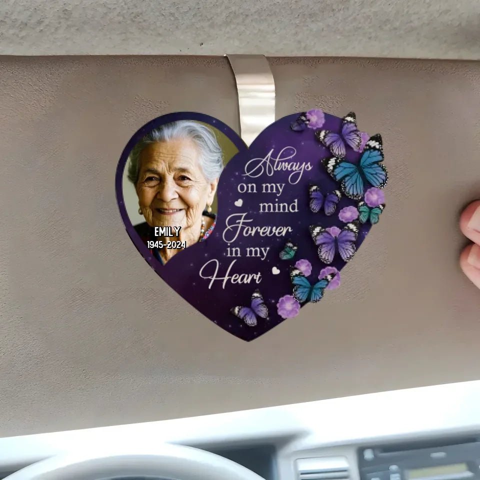 decoration personalized photo with name wooden comfort on the road 2 layer