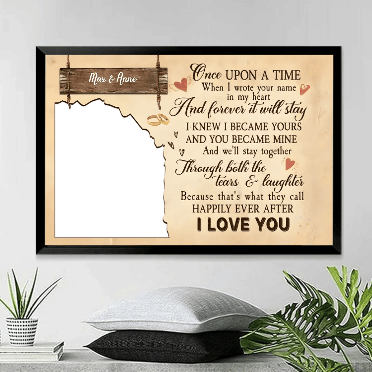 Once Upon A Time - Personalized Custom Photo Canvas 728223 - 728231 - DiyGiftly