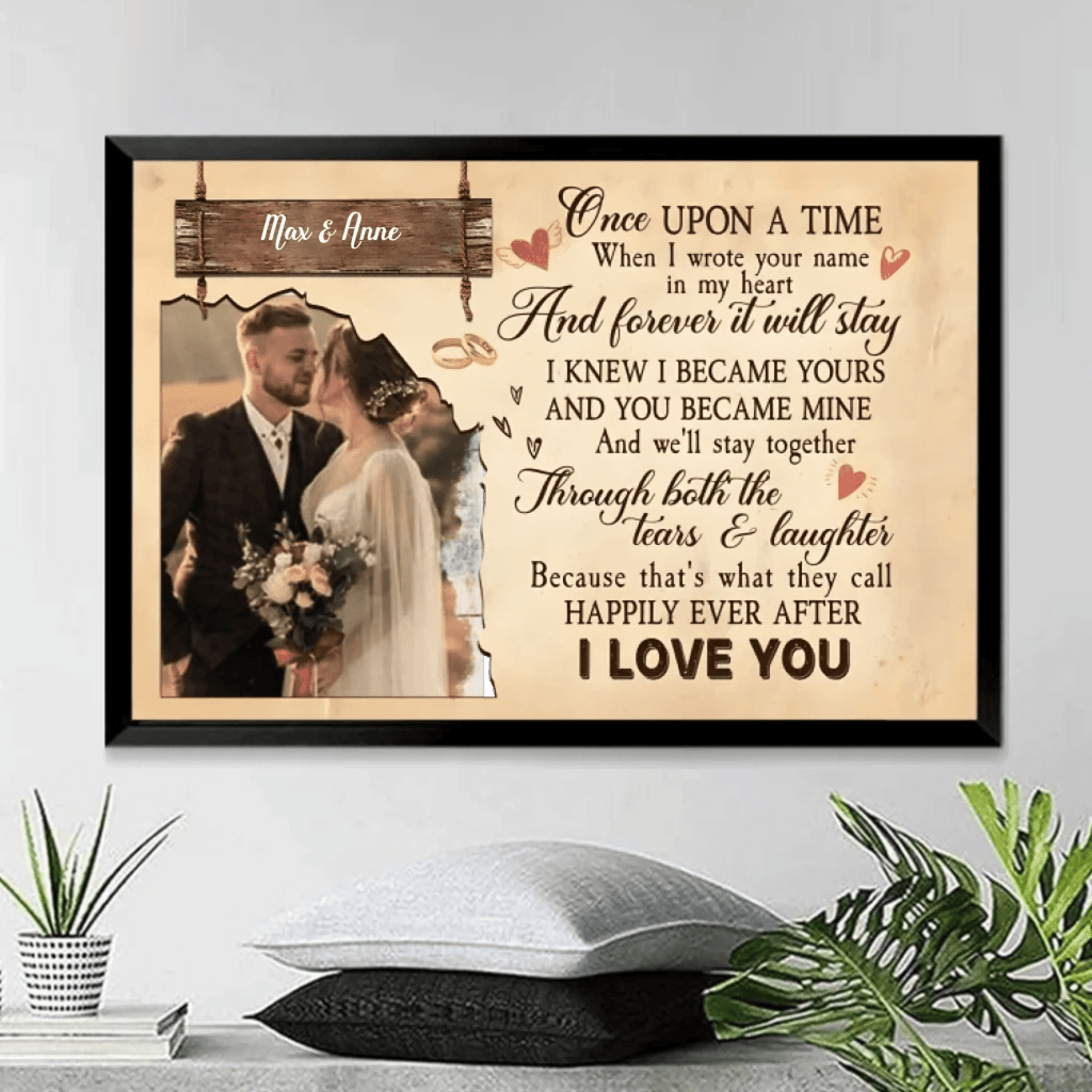 Once Upon A Time - Personalized Custom Photo Canvas 728223 - 728231 - DiyGiftly