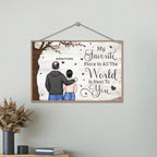 One Love, One Heart, One Destiny - Couple Personalized Custom Wooden Plaquet - Christmas Gift For Husband Wife, Anniversary 728778 - DiyGiftly