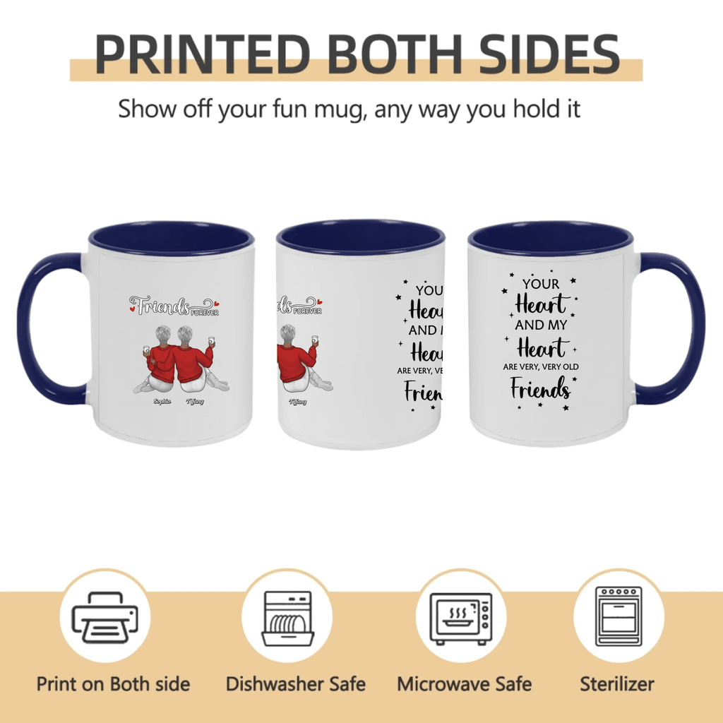 ceramic mug personalized design gift for best friend