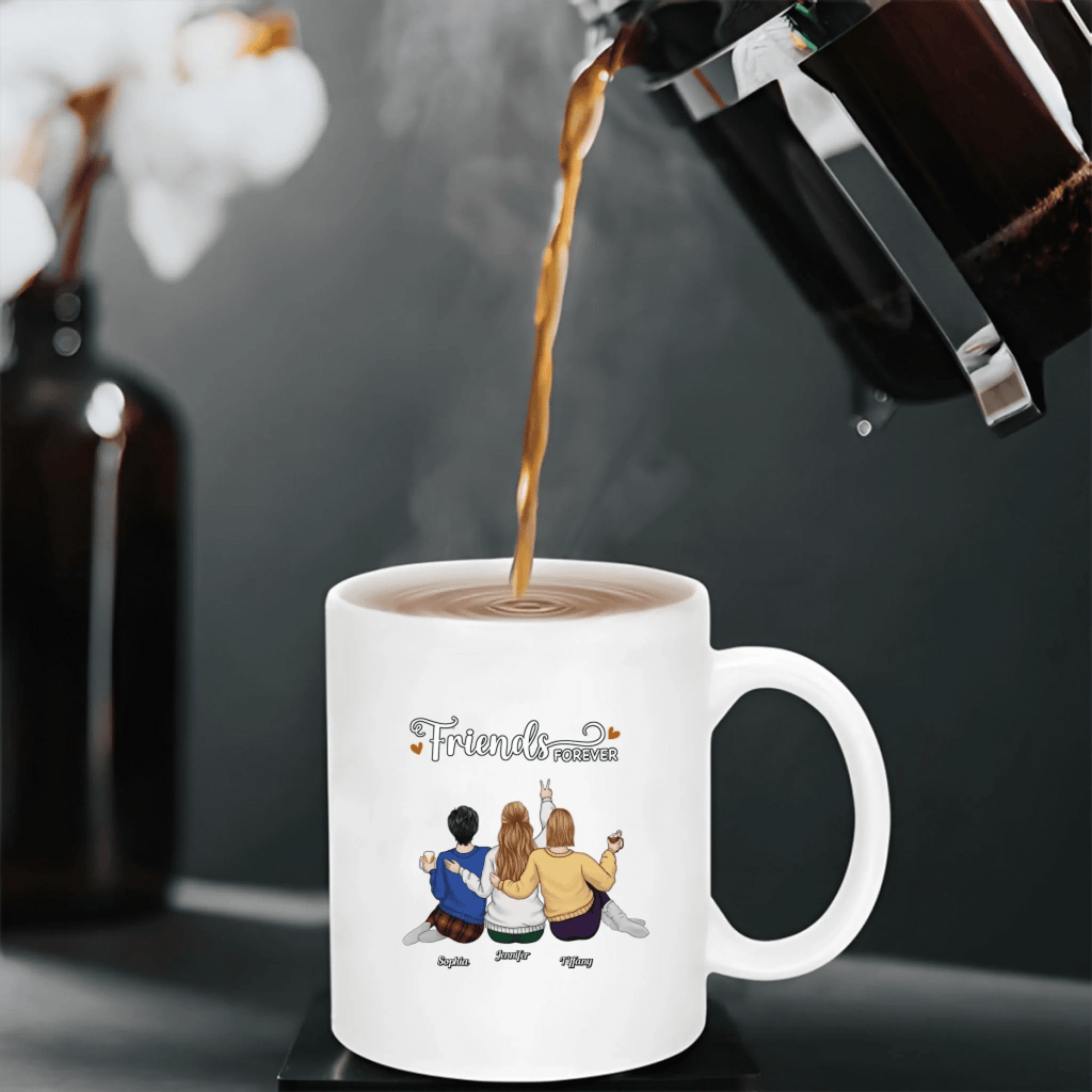 white mug personalized design ceramic