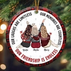 Our Friendship Is Endless - Personalized Friends Ornament 688540 - DiyGiftly