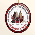 Our Friendship Is Endless - Personalized Friends Ornament 688540 - DiyGiftly
