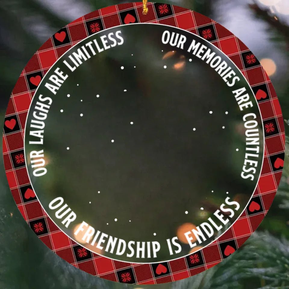 endless ver acrylic ornament personalized design