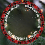 endless ver acrylic ornament personalized design