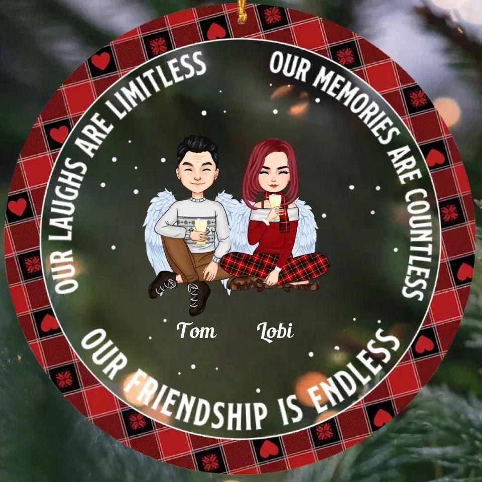 acrylic ornament personalized design gift for best friend