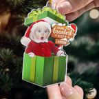 Our Greatest Gift - Personalized Acrylic Photo Ornament 682221 - DiyGiftly