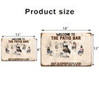 Our Shitshow Alcohol And Dog Treats - Personalized Metal Sign 716722 - DiyGiftly