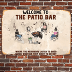Our Shitshow Alcohol And Dog Treats - Personalized Metal Sign 716722 - DiyGiftly