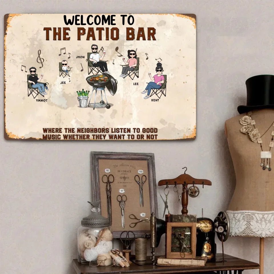Our Shitshow Alcohol And Dog Treats - Personalized Metal Sign 716722 - DiyGiftly