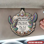 decoration personalized design heart motif comfort on the road 2 layer