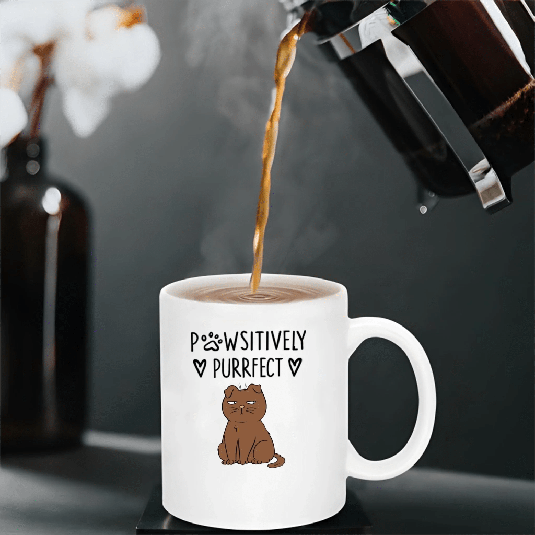 Pawsitively Purrfect - Personalized Mug 682241 - DiyGiftly