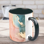 Peach Marble Mug, Personalised Mug, Custom Name Cup, Coffee Tea Cup Gift For Her, Valentines Gift For Her Him, Sister Mum Birthday Gift 64116992 - DiyGiftly