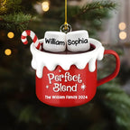 Perfect Blend - Personalized Custom Acrylic Ornament 719584 - DiyGiftly