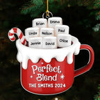 Perfect Blend - Personalized Custom Acrylic Ornament 719584 - DiyGiftly