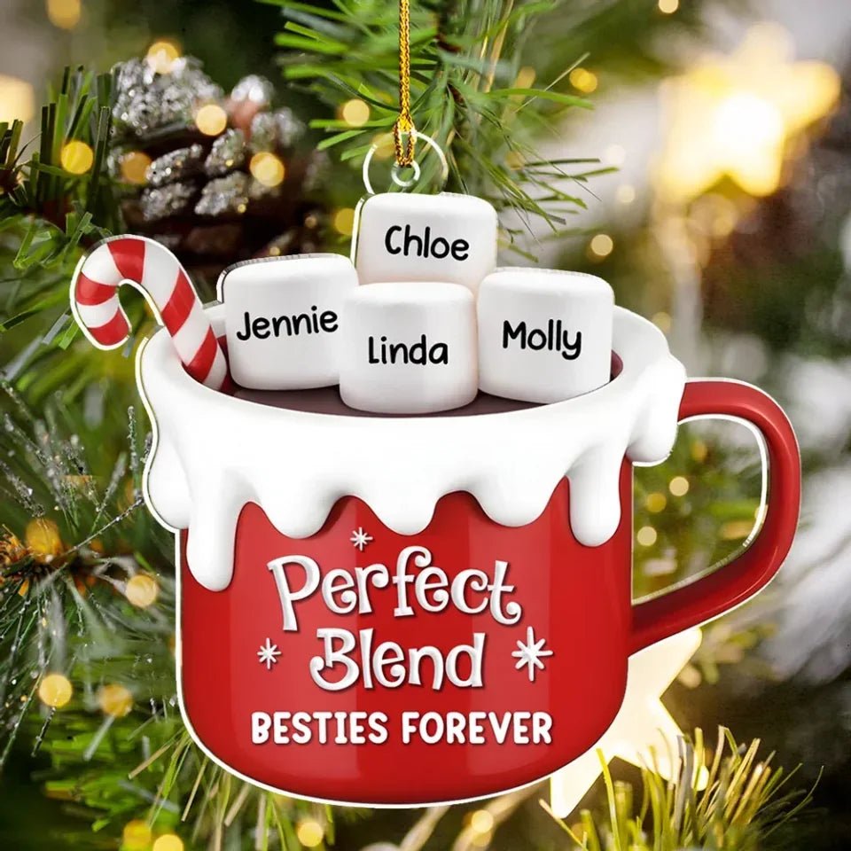 Perfect Blend - Personalized Custom Acrylic Ornament 719584 - DiyGiftly