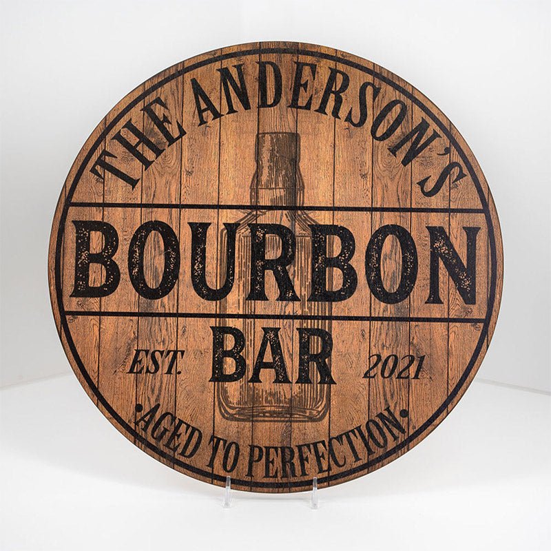 Personalised Bar Wood Signs – Custom Engraved Name & Logo Wall Art, Home Bar, Man Cave, Kitchen & Game Room Decor, Bar Owner Gift, Housewarming Present, Rustic Pub Sign 21831424 - DiyGiftly