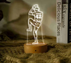 Personalised Baseball Night Light, Table Light, Baseball Pitcher Gift, Sports Light, Baseball Player Gift, Gift for Boyfriend, Birthday Gift 749107 - DiyGiftly