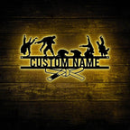 Personalised BJJ Metal Wall Decor – Custom Brazilian Jiu - Jitsu Name Sign, Martial Arts Training Gym LED Wall Art, Fighter Medal Display, Dojo Decoration, and Unique Sports Gift for Athletes 65503232 - DiyGiftly