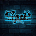 Personalised BJJ Metal Wall Decor – Custom Brazilian Jiu - Jitsu Name Sign, Martial Arts Training Gym LED Wall Art, Fighter Medal Display, Dojo Decoration, and Unique Sports Gift for Athletes 65503232 - DiyGiftly