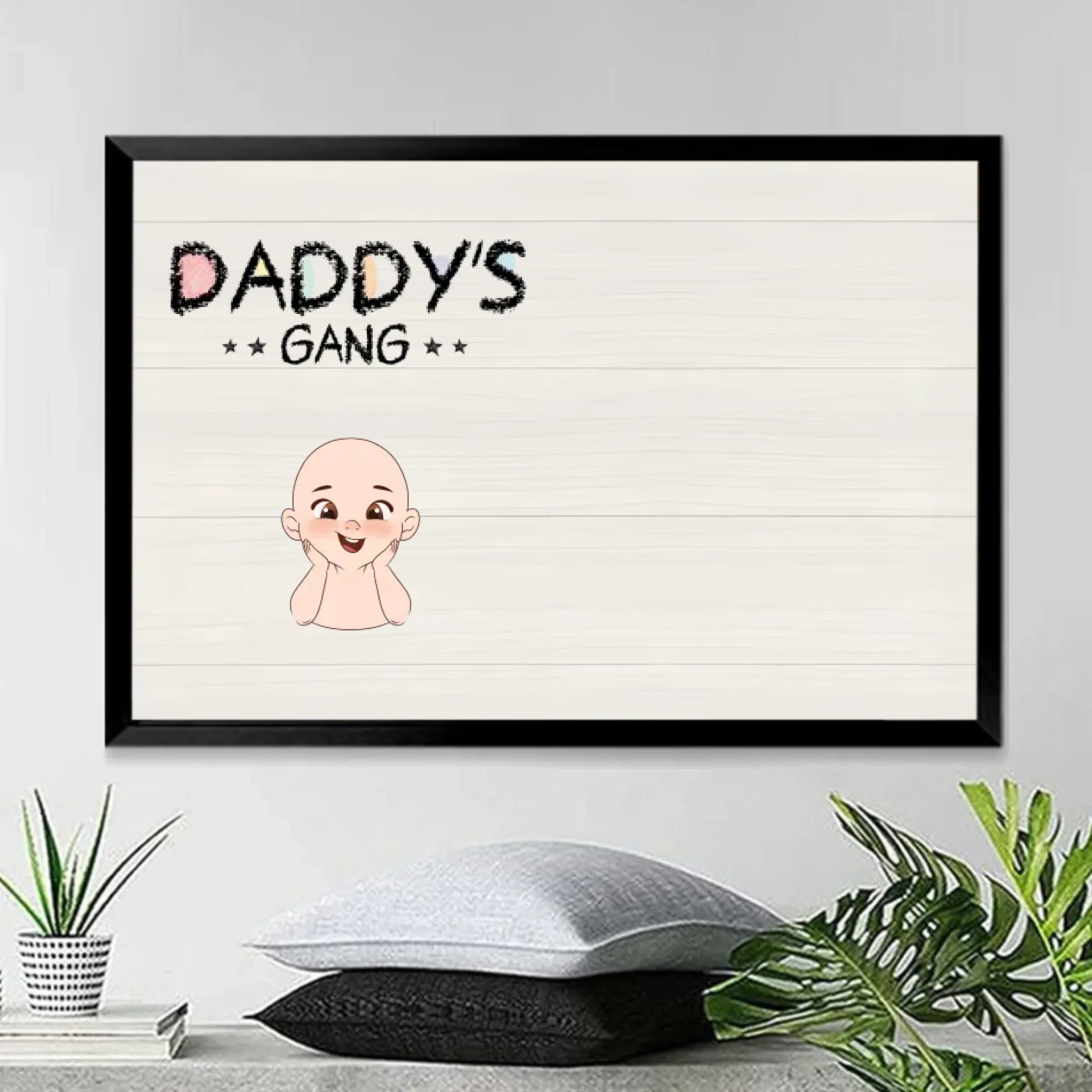 personalized canvas daddy mommy grandmas gang crossword family design mothers day gift for grandma