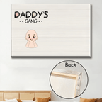 daddy mommy grandmas gang crossword family design canvas mothers day gift for grandma