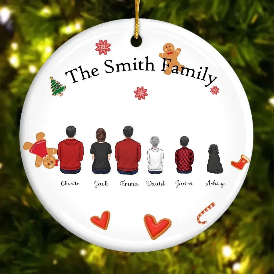 Personalised Family Christmas Bauble, Family Christmas Ornament, Family Christmas Gifts, Family Secret Santa Gift 688340 - DiyGiftly