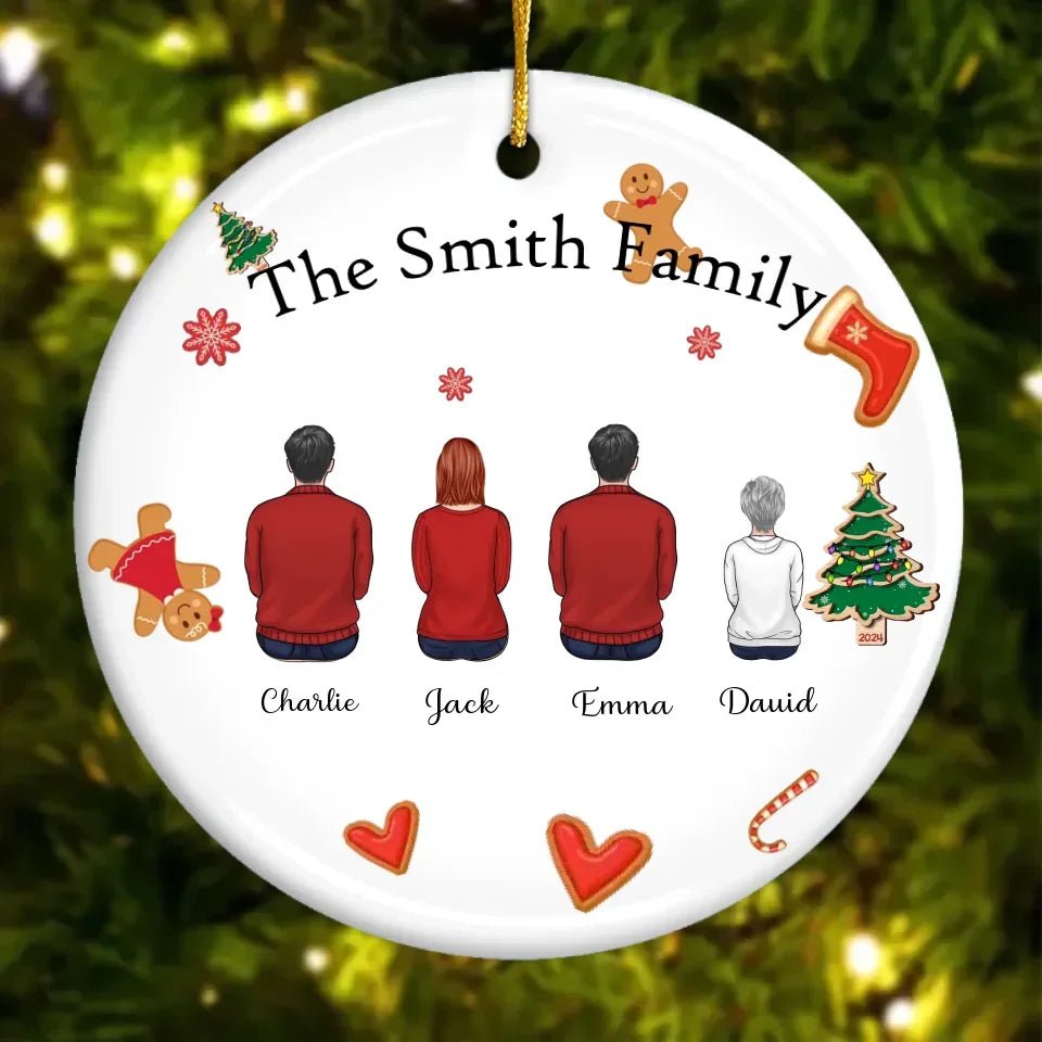 Personalised Family Christmas Bauble, Family Christmas Ornament, Family Christmas Gifts, Family Secret Santa Gift 688340 - DiyGiftly