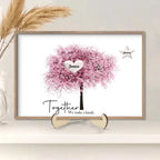 Personalised family tree framed print, Together family gift, Mothers day gift, Christmas gift, Mum birthday, Nan birthday, Gifts for her 745562 - DiyGiftly