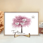 Personalised family tree framed print, Together family gift, Mothers day gift, Christmas gift, Mum birthday, Nan birthday, Gifts for her 745562 - DiyGiftly