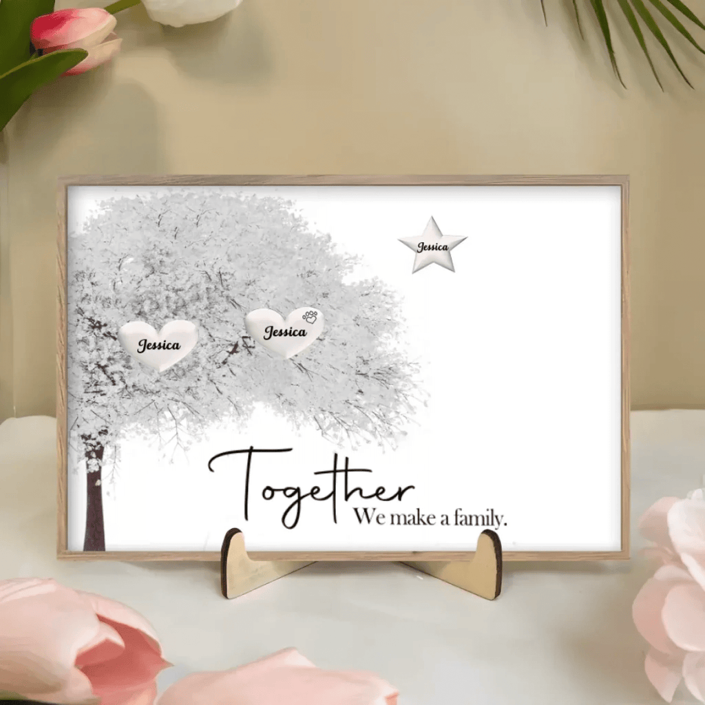 Personalised family tree, Together we make a family gift, Mothers day gift, Mum birthday, Nan gifts for her 745647 - DiyGiftly