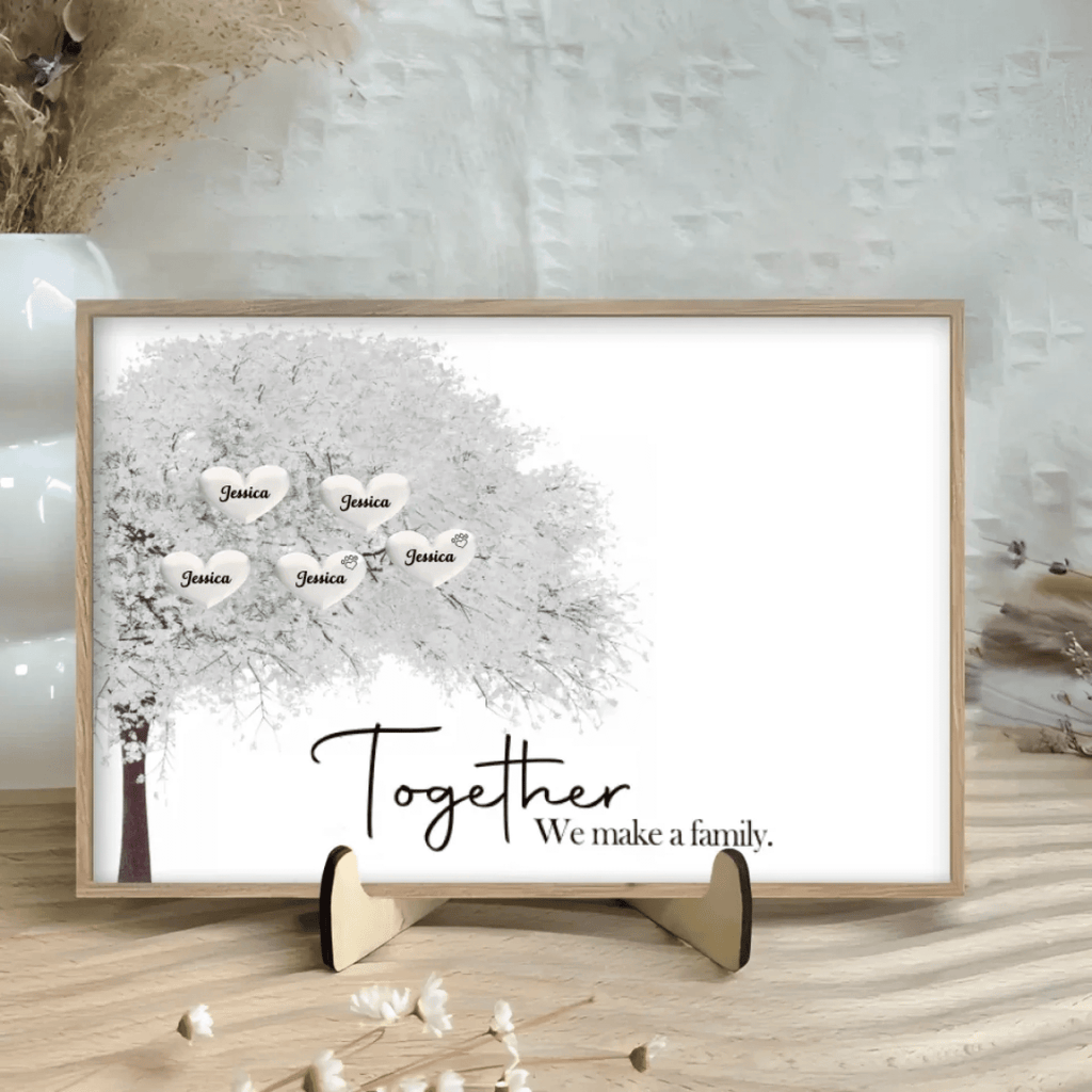 Personalised family tree, Together we make a family gift, Mothers day gift, Mum birthday, Nan gifts for her 745647 - DiyGiftly