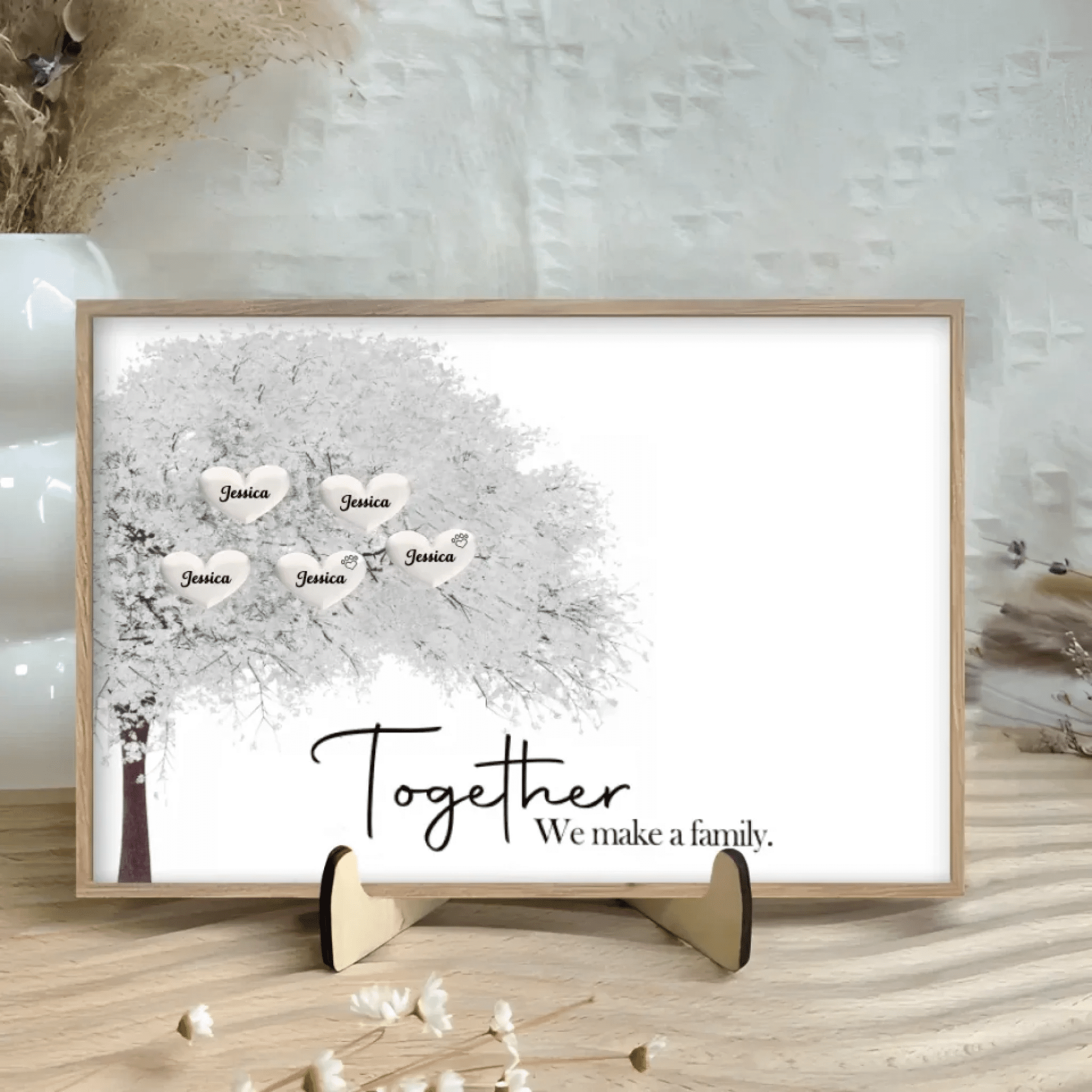 Personalised family tree, Together we make a family gift, Mothers day gift, Mum birthday, Nan gifts for her 745647 - DiyGiftly