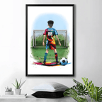 Personalised Football Player Gift | Football Gifts for Boys | Boy Football Poster | Football Wall Art | Soccer Gift | Birthday Gift 740830 - 741284 - DiyGiftly