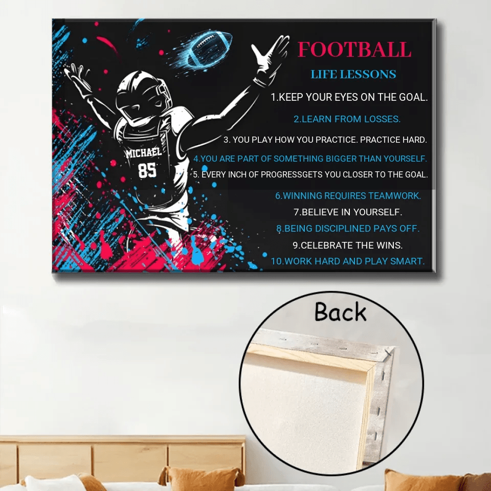 frameless canvas poster personalized design wall art