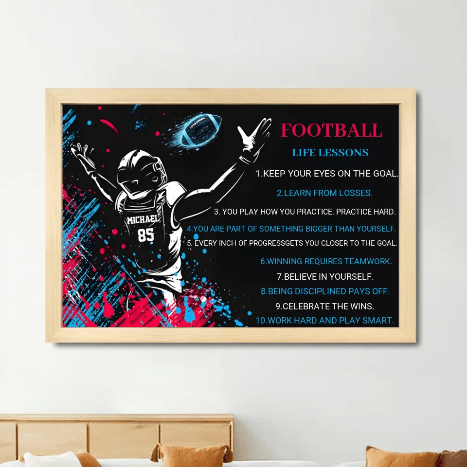 framed poster nature polyester poster personalized design gift for best friend