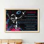framed poster nature polyester poster personalized design gift for best friend